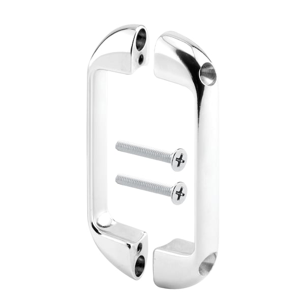 Prime-Line ADA Door Pulls, 3-1/2in. Hole Centers, Zamak (Cast Construction), Chrome Plated (Single Pack) 658-2701 - main